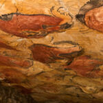 La Prehistoria: Cueva de Altamira, bisontes en el techo.