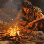 La vida en el Paleolítico: Alrededor del fuego, una perspectiva.